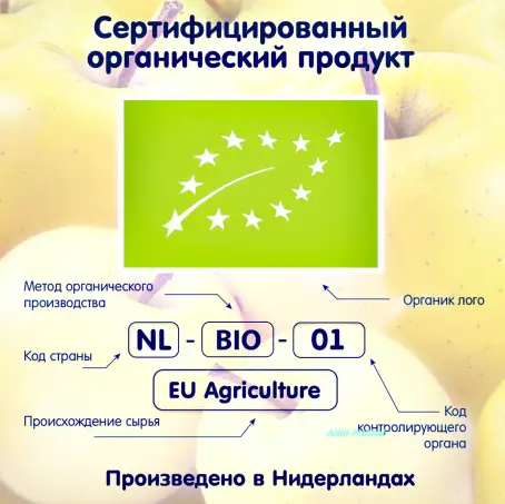 СІК FLEUR ALPINE Organic Яблуко 4+ міс. 200 мл скл.
