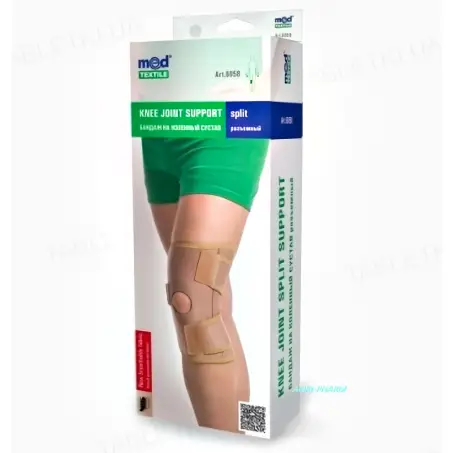 БАНДАЖ Д/КОЛІНН. СУГЛ. р.S/M (28-39 см) роз'ємний люкс 6058