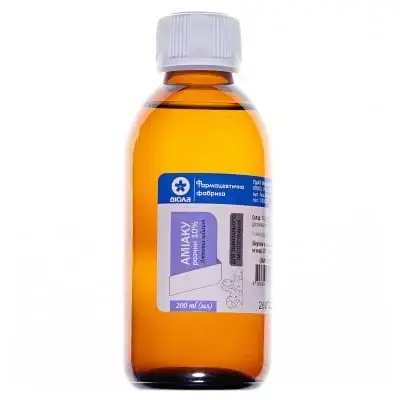 Аміак 10% 200 мл р-н фл.