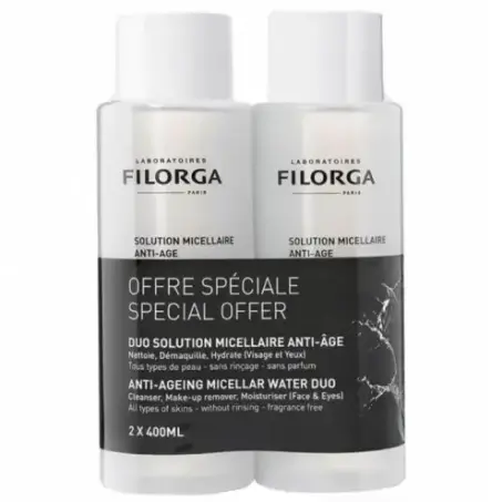 Набір Filorga DUO Clean-Perfect лосьйон міцелярний, 2 флакони по 400 мл