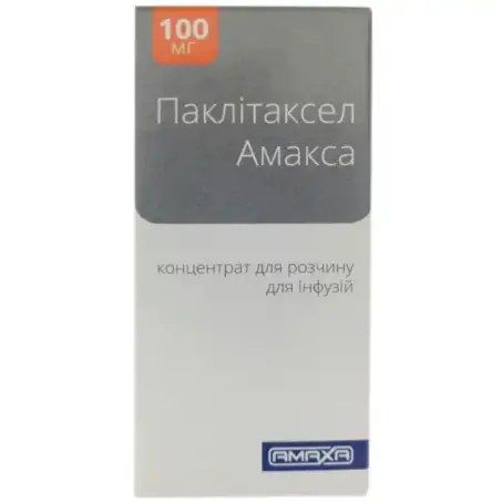 Неотаксел концентрат для р-ну д/інф. 6 мг/мл (100 мг) по 16.67 мл №1 у флак.