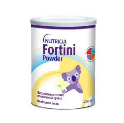 Ентеральне харчування Nutricia Fortini Powder від 1 року зі смаком ванілі порошок, 400 г