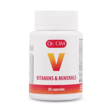 V Vitamins & Minerals Dr. OM, 30 капсул