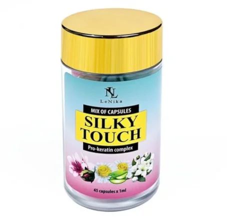 Микс из капсул для волос LeNika Silky Touch Pro-Keratin Complex Шелковое прикосновение, 45 капс.