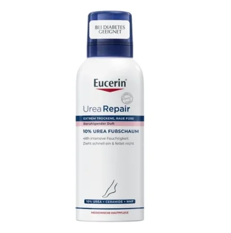 Пінка для ніг Eucerin Urea Repair 10% зволожуюча для сухої та дуже сухої шкіри, 150 мл