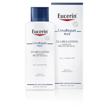 Увлажняющий лосьон Eucerin (Юцерин) для сухой кожи тела с нежным парфюмом 5% UreaRepair Plus, 250 мл