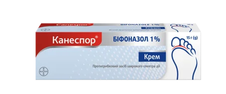 Канеспор крем 1 %, туба 15 г