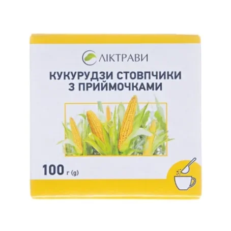 Кукурузы столбики с рыльцами рез.-пресс. по 100 г в пач. с внут. пак.