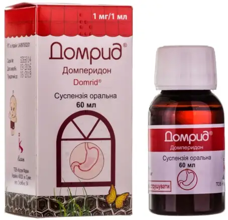 Домрид 1 мг/мл 60 мл сусп. фл.
