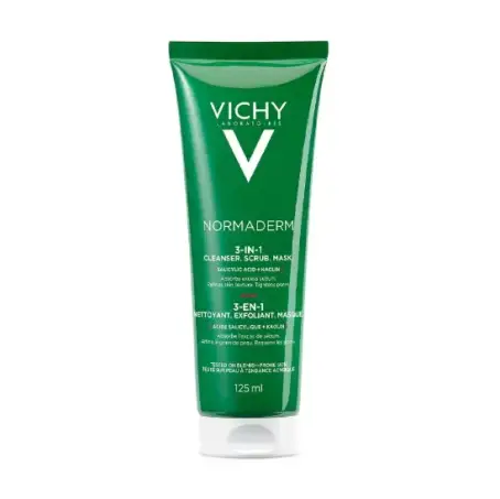 Средство для лица Vichy Normaderm 3 в 1 очищающее, 125 мл