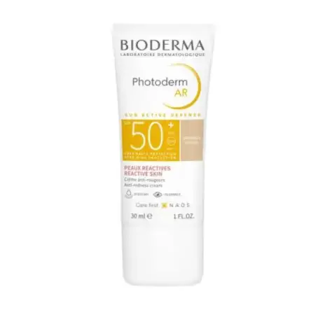 Крем сонцезахисний Bioderma Photoderm AR для обличчя з тональним ефектом, SPF 50+, 30 мл