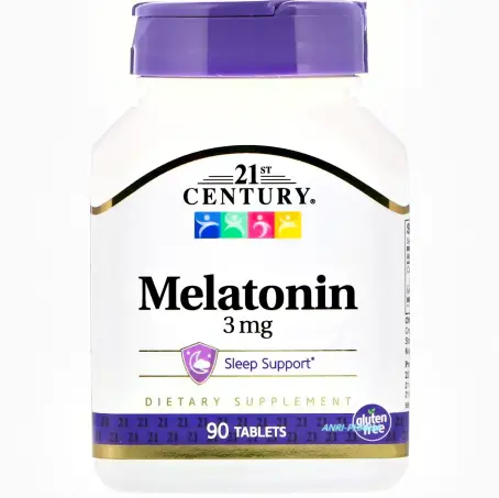  МЕЛАТОНІН 21st CENTURY 3 мг,90 табл.