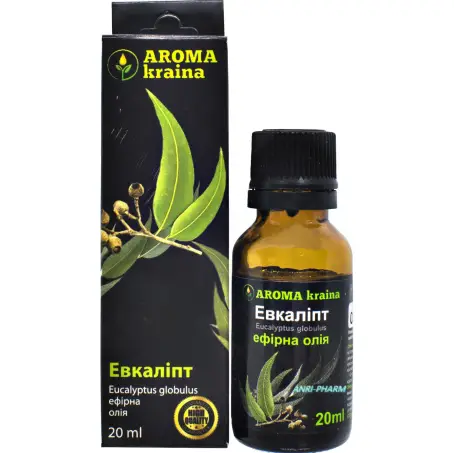 ОЛІЯ ЕФІРНА ЕВКАЛІПТ AROMA KRAINA 20 мл