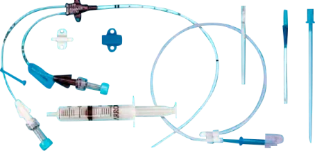 Набір для ЦЕНТР. ВЕНОЗН. КАТЕТЕР. ARROW багатопросвітн. катет. Blue FlexTip 7 Fr х 8" 20 см