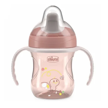 Чашка-непроливайка  Chicco Training Cup 6м+ рожева, 200 мл 