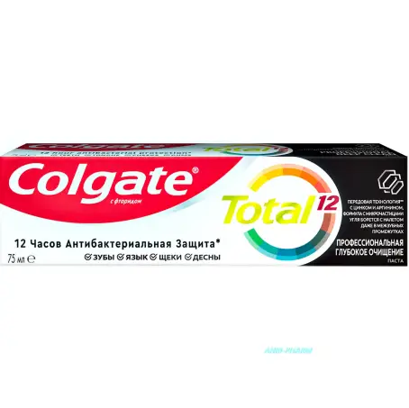 Зубная паста COLGATE TOTAL 12 Проф. Глибоке очищ. 75 мл