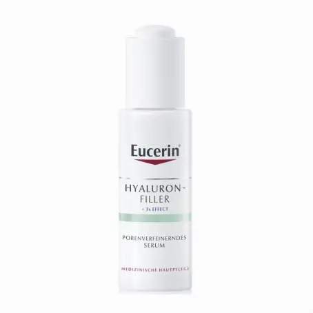 Антиоксидантна сироватка Eucerin Hyaluron-Filler для вдосконалення структури шкіри, звуження пор та пом`якшення перших зморшок, 30 мл