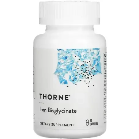 Железо (Iron Bisglycinate), Thorne Research,25мг 60 капсул