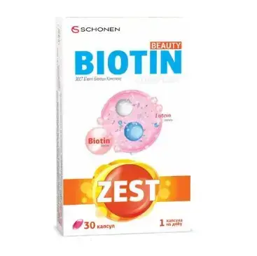 Зест бьюти биотин комплекс капсулы №30