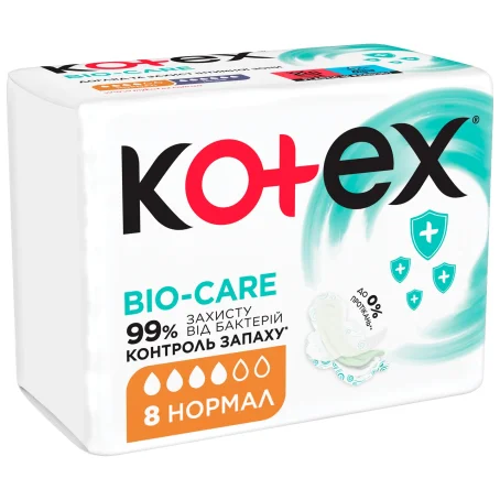 Прокладки гигиенические Kotex Bio Care Normal №8