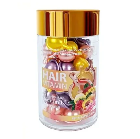 Микс из капсул LeNika Hair Vitamin Фруктовая роскошь для блеска и ухода за волосами, 45 капс.