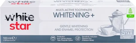 Мультиактивная зубная паста White Star "Whitening+/Вайтенинг+", 100 мл