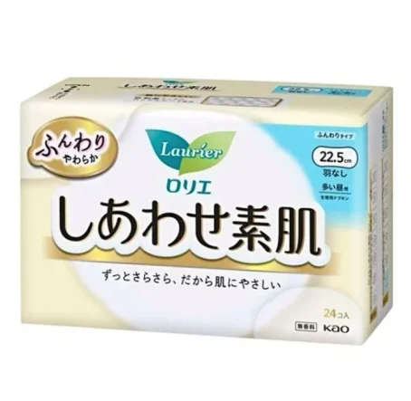 KAO Laurier Happy Skin Heavy Day Use гігієнічні прокладки 22.5 см, 24 шт