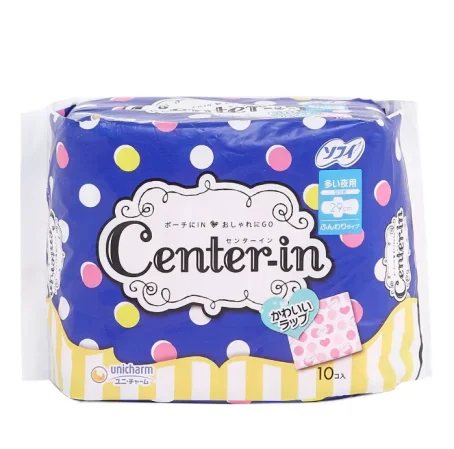 Прокладки гигиенические ночные Unicharm Center-In Soft and Fluffy Night Use 29 см, 10 х 2
