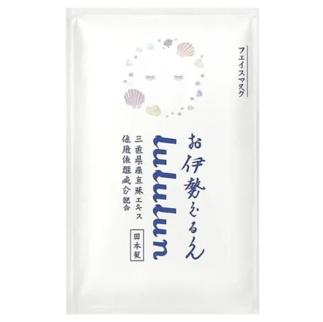Маска для лица Lululun Face Mask Ise Pearl осветительная с экстрактом жемчуга, 1 шт.