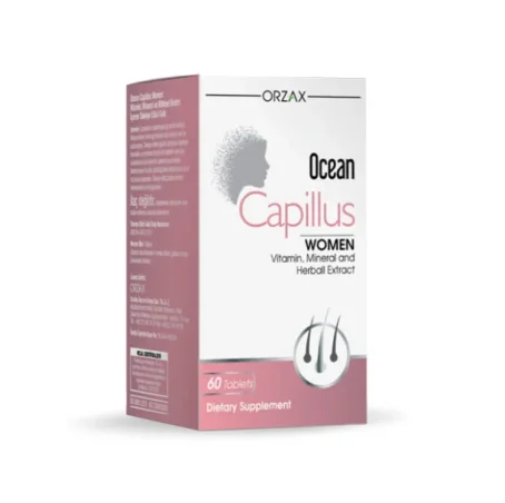 Комплекс для женщин при терапии выпадения волос с витаминами, минералами и растительными экстрактами Orzax Ocean Capillus Women, 60 таблеток