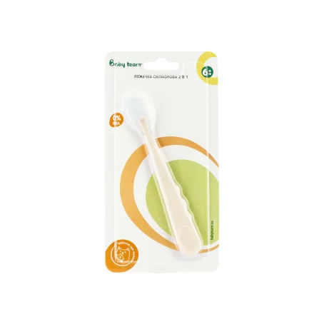 Ложечка силиконовая 2 в 1 Baby Team арт. 6114