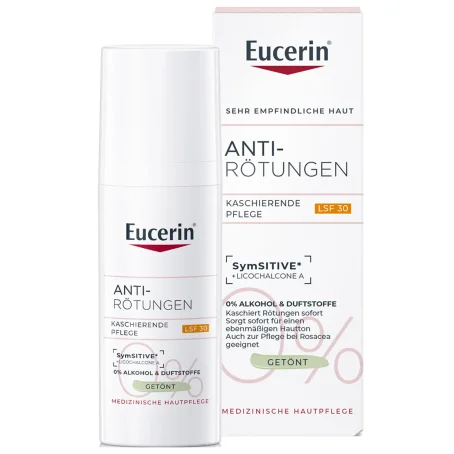 Крем для лица EUCERIN 69743 Anti-Redness против покраснений с корректирующим эффектом для гиперчувствительной кожи с SPF 30, 50 мл