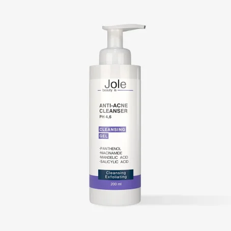 Гель для умывания JOLE Anti Acne Cleanser с салициловой и миндальной кислотами, 200 мл